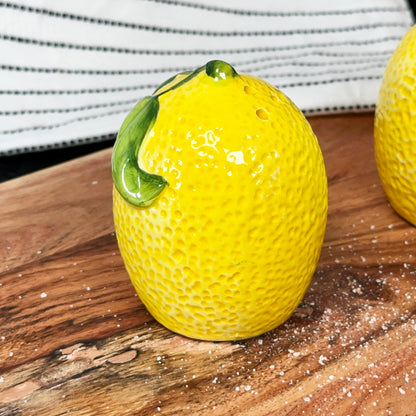 Lemon Salt And Pepper Pots