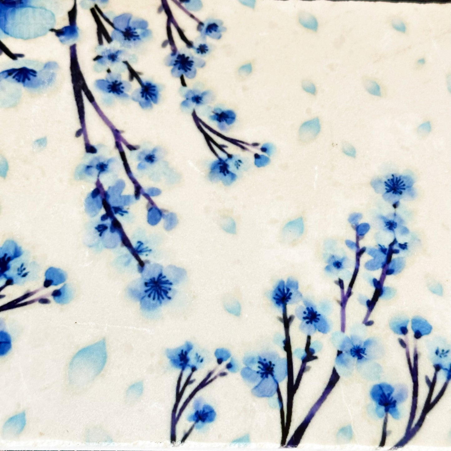 Marmorblaues Blüten-Sharing-Board