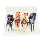 Handmade Marble Pony Club Trivet