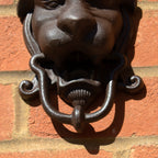 Cast Iron Lion Head Door Knocker