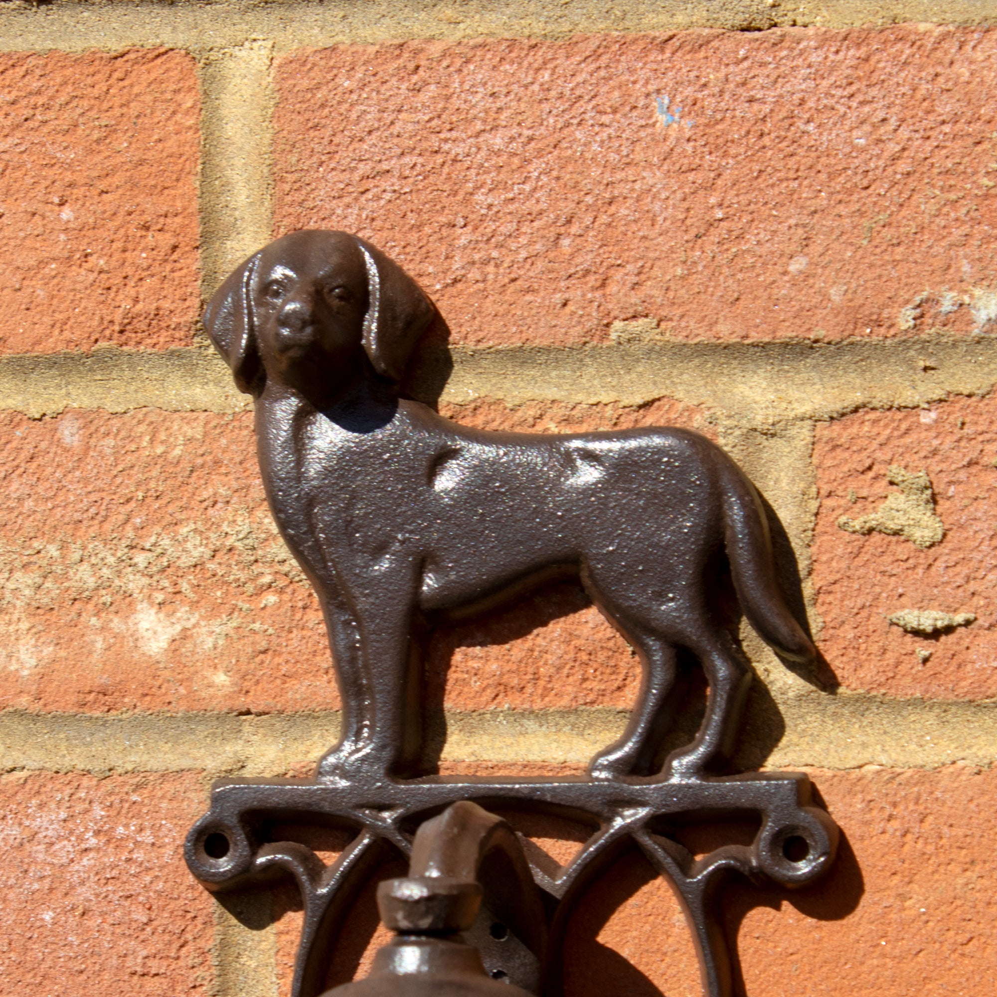 Cast Iron Dog Doorbell