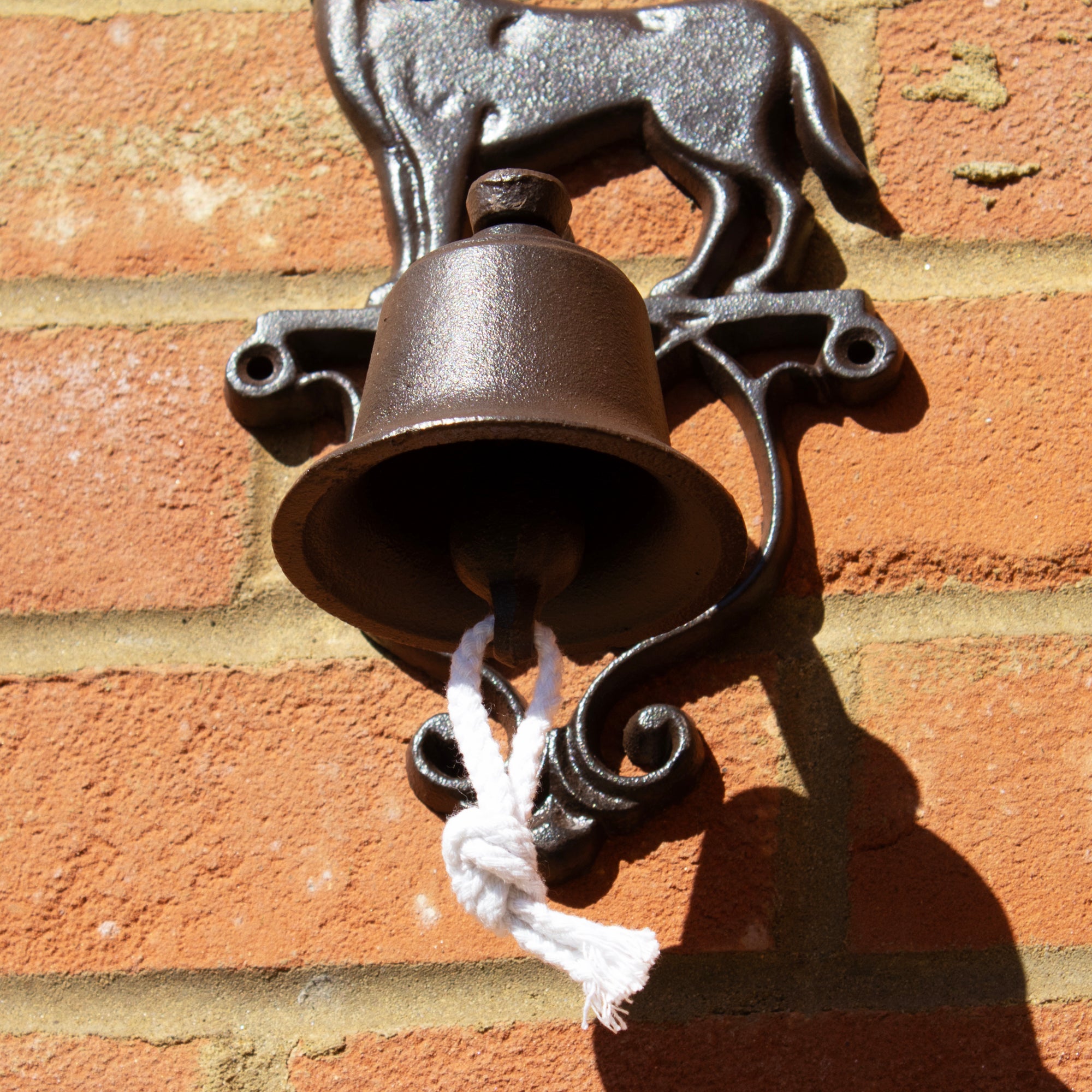 Cast Iron Dog Doorbell