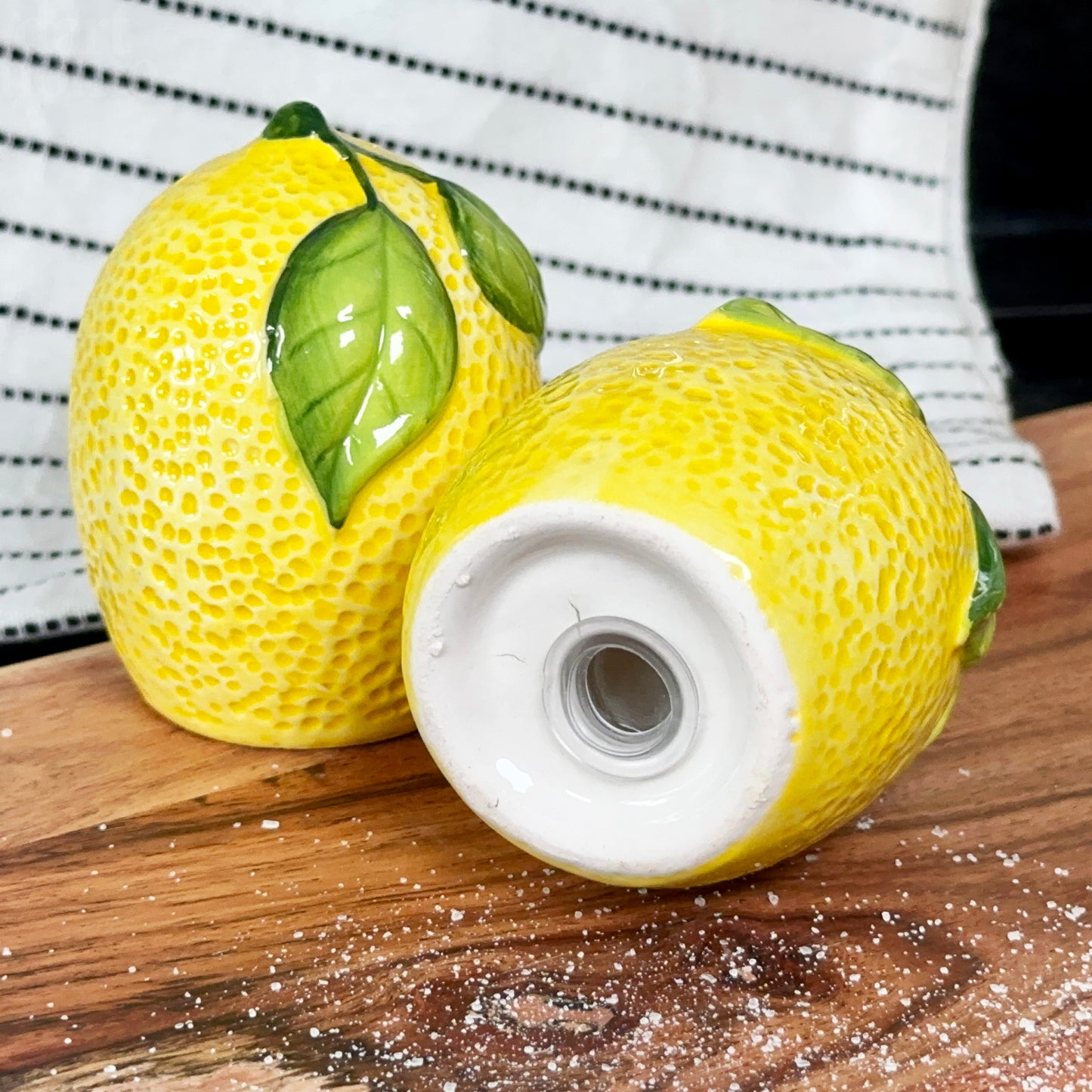 Lemon Salt And Pepper Pots