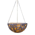 Scroll Cast Iron Hayrack Hanging Basket Planter
