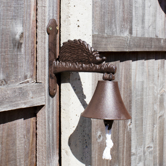 Cast Iron Hedgehog Door Bell
