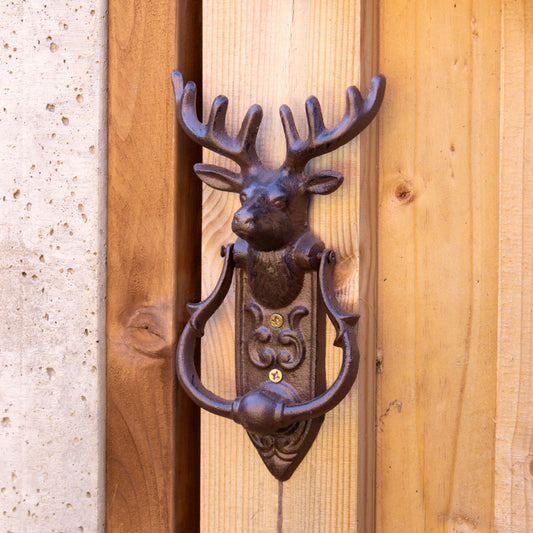 Cast Iron Stag Door Knocker