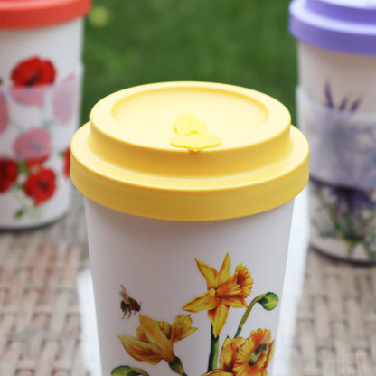 Yellow Daffodil Travel Mug