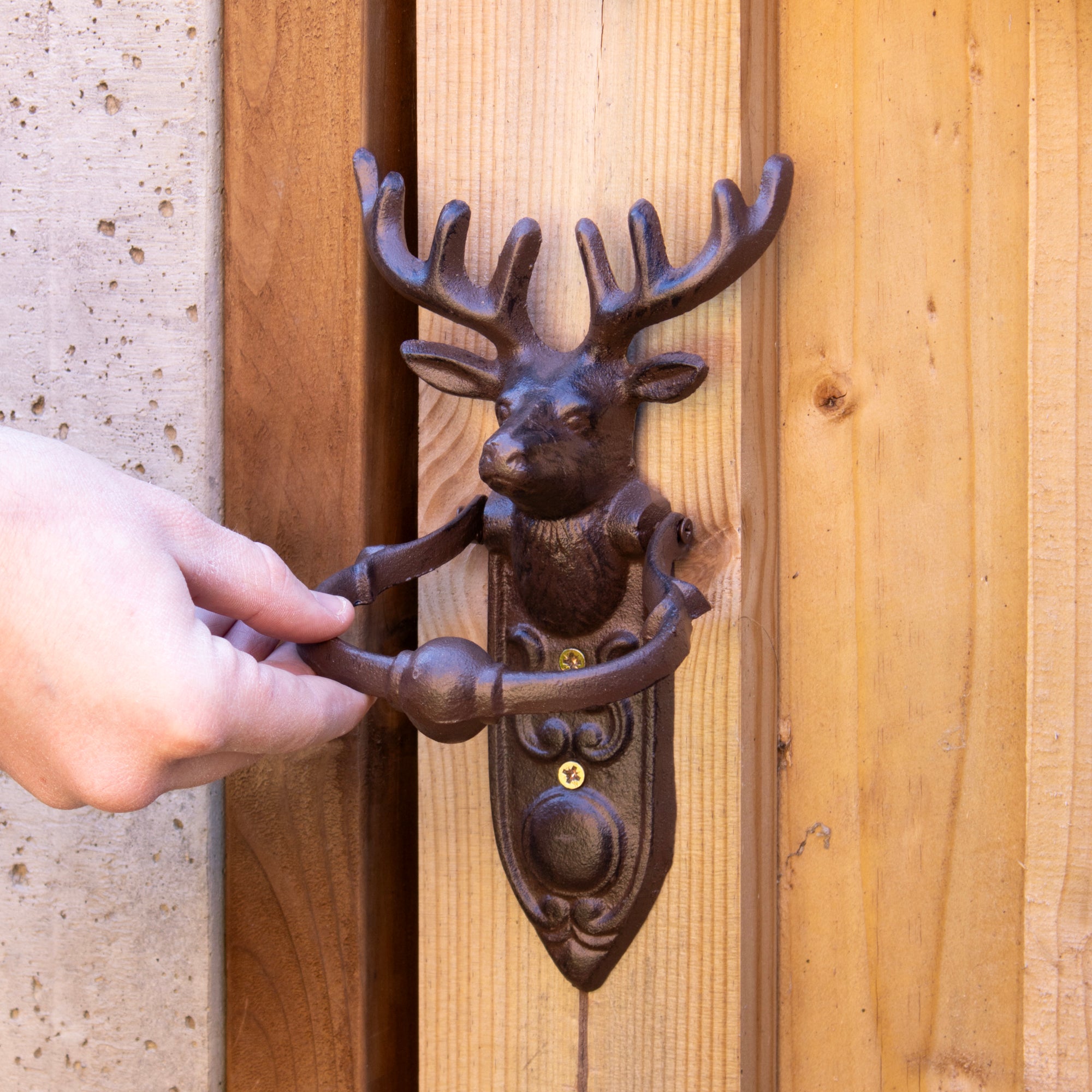 Cast Iron Stag Door Knocker