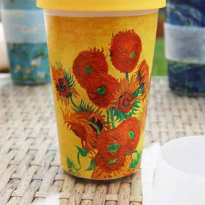 Van Gogh Sunflowers Travel Mug