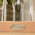 Indoor Garden Tools Set With Wooden Holder