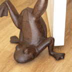 Large Cast Iron Frog Doorstop