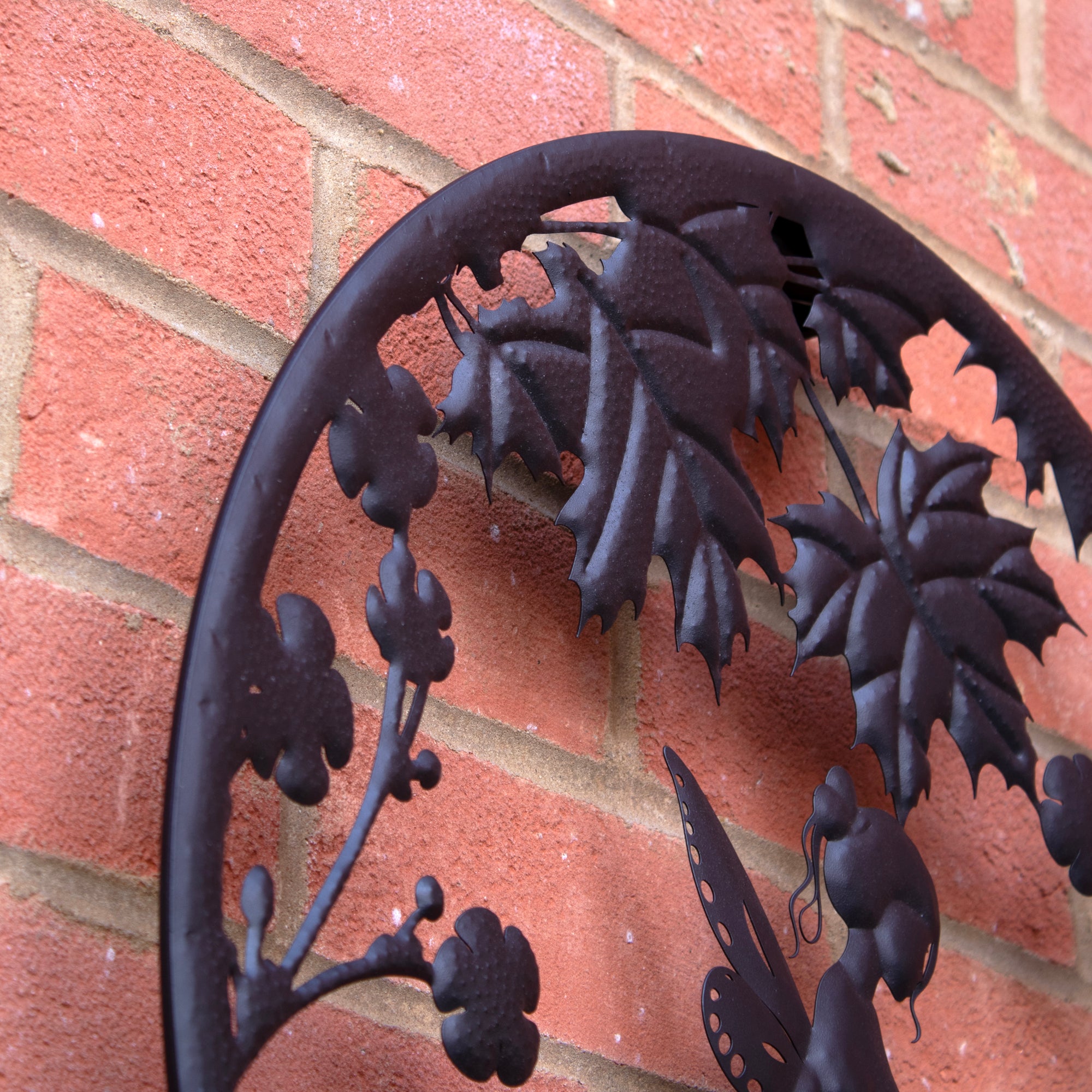 Fairy Silhouette Solar Backlit Garden Wall Art