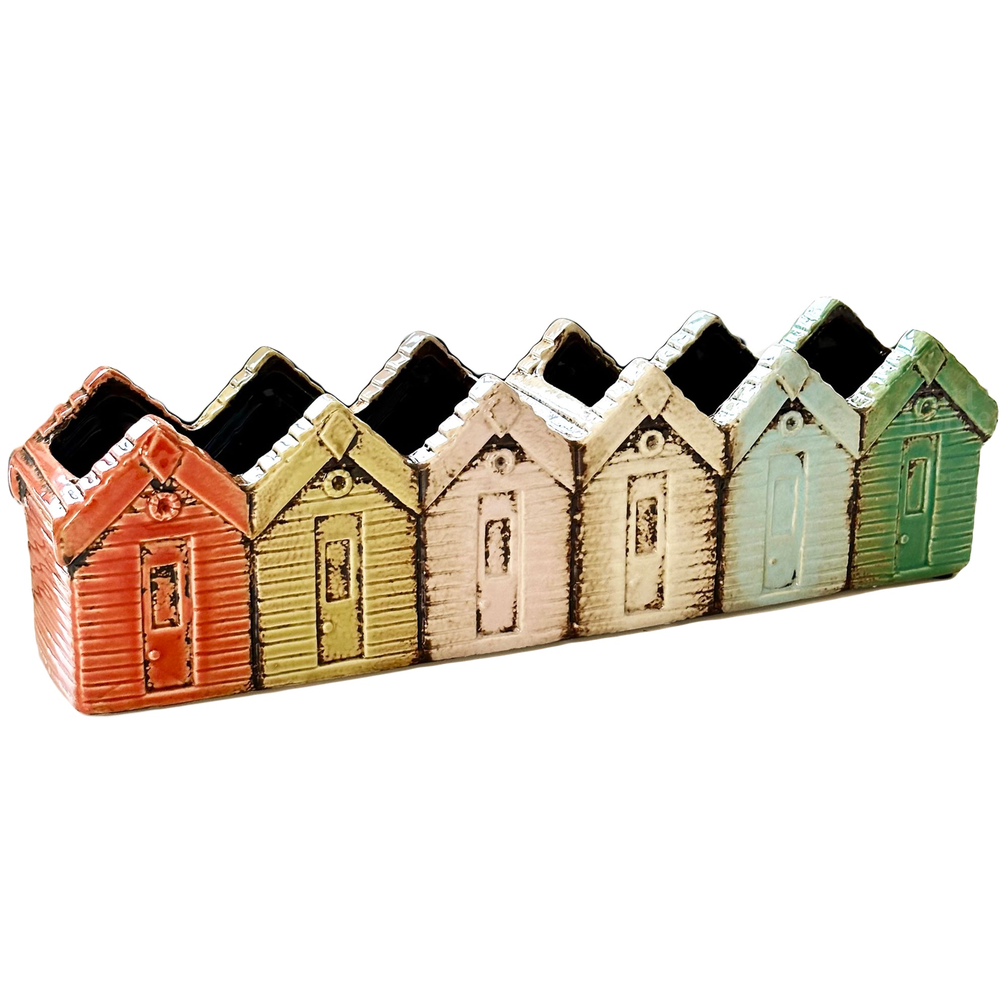 Large Ceramic Beach Hut Planter