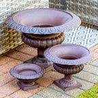 Cast Iron Wide French Urn Planter