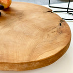 Teak Root Mushroom Serving Board With Feet