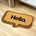 Hello Speech Bubble Doormat
