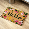 Floral Hello Doormat