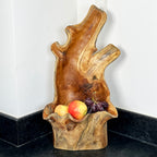 Teak Root Tall Leaf Bowl 50cm
