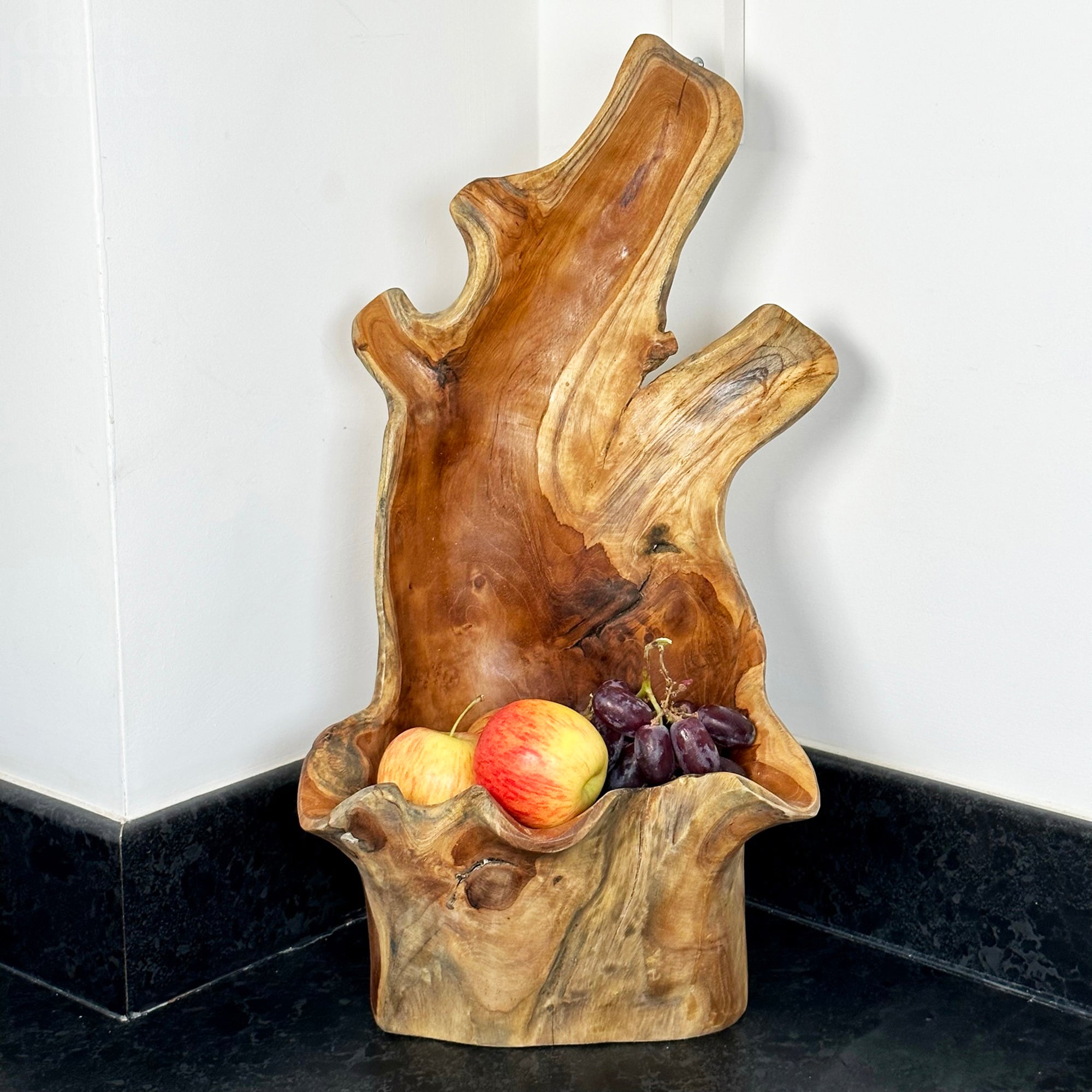 Teak Root Tall Leaf Bowl 50cm