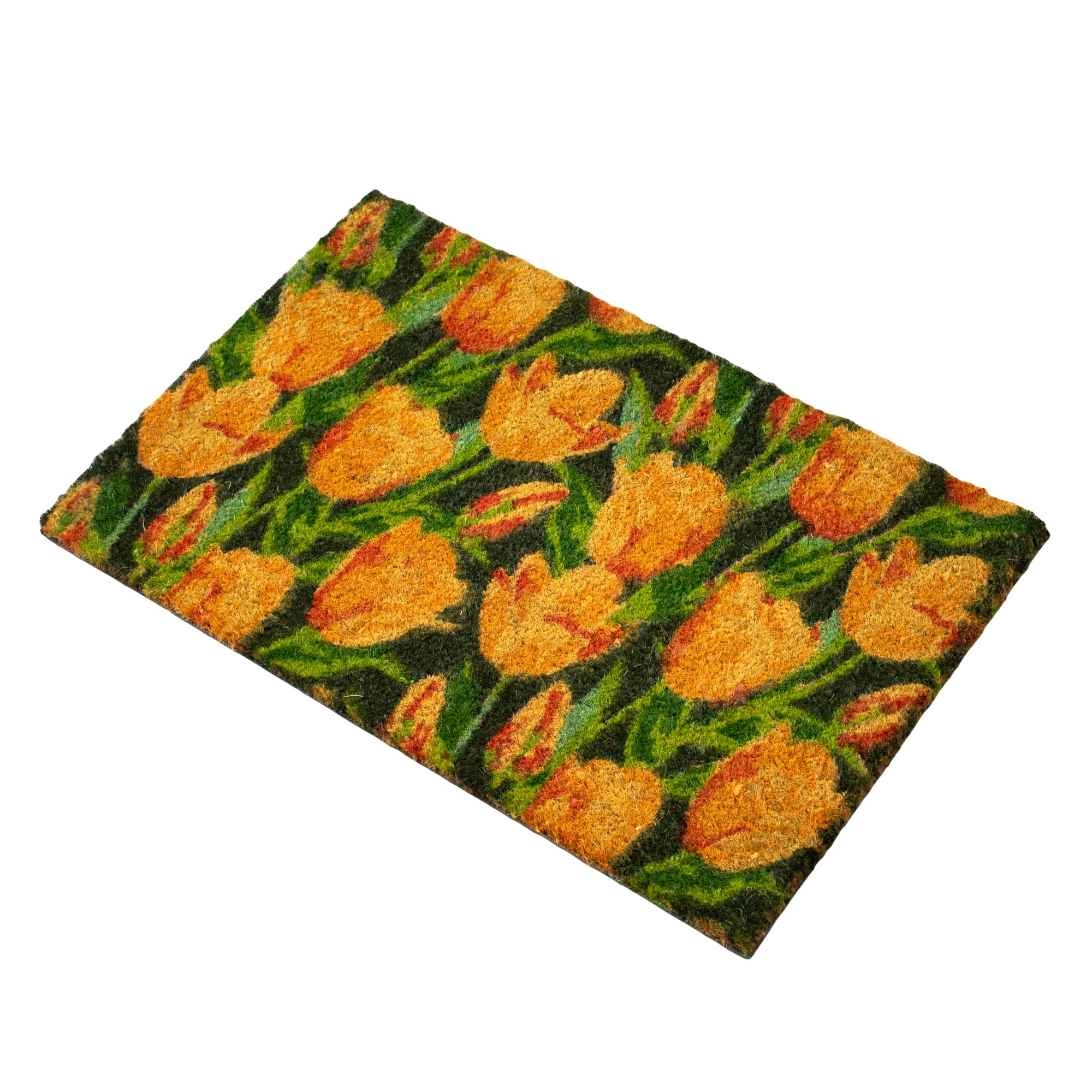 Yellow Tulips Print Doormat