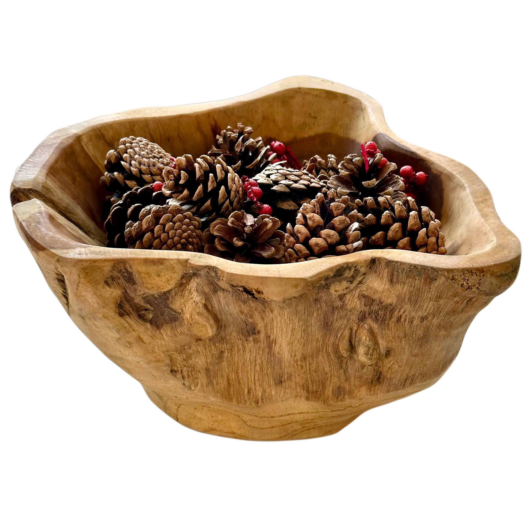 Teak Root Fruit Bowl Large