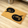 Hi Bye Speech Doormat