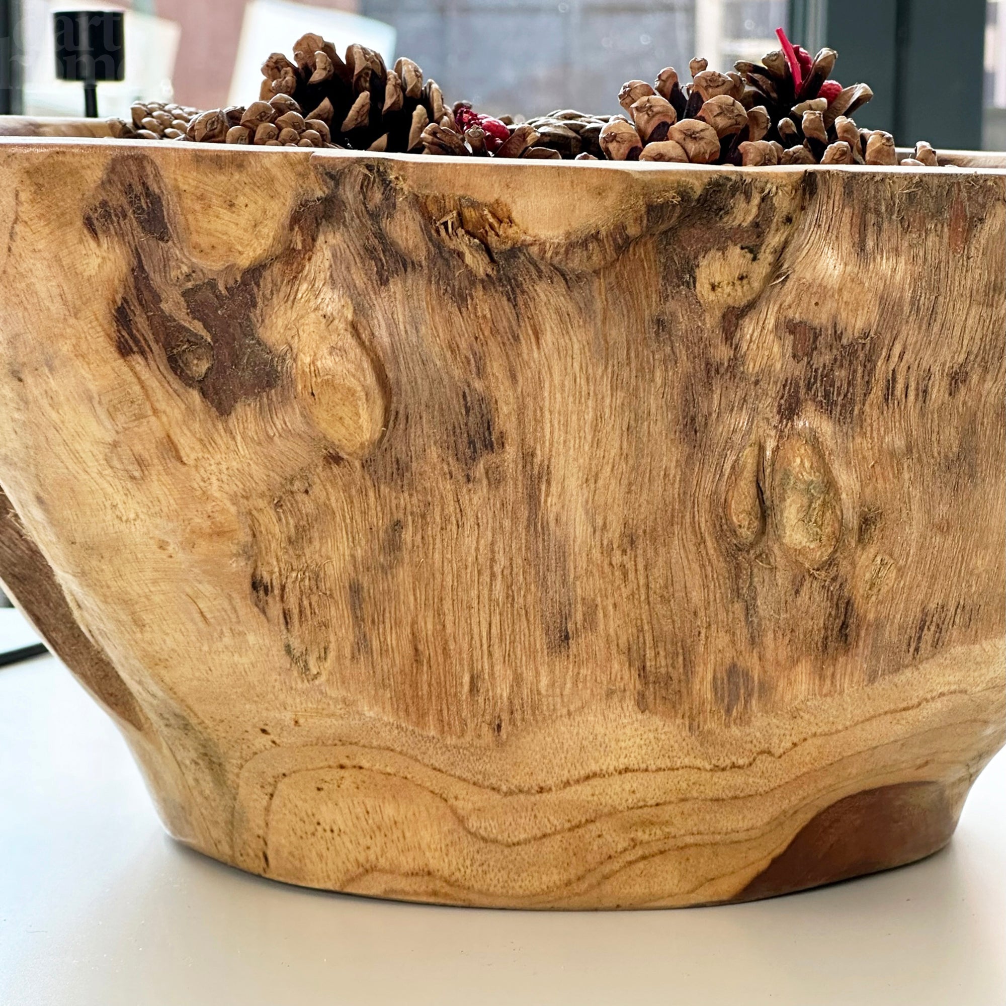 Teak Root Fruit Bowl Large