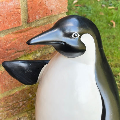 Large Penguin Pair Garden Sculptures