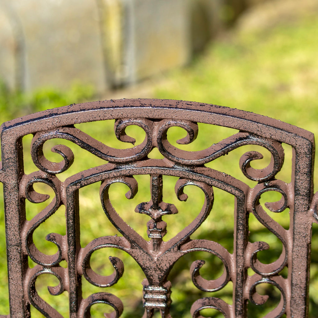 Ornate Scroll Cast Iron Garden Connectable Lawn Edging