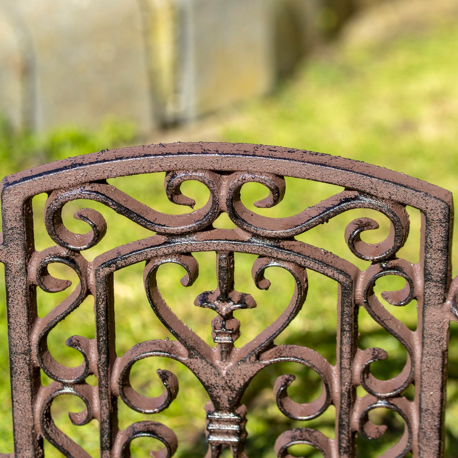 Ornate Scroll Cast Iron Garden Connectable Lawn Edging