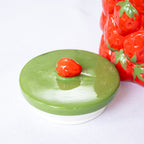 Strawberry Ceramic Kitchen Storage Jar