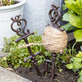Ornate Cast Iron Garden Line Row Marker