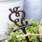 Ornate Cast Iron Garden Line Row Marker