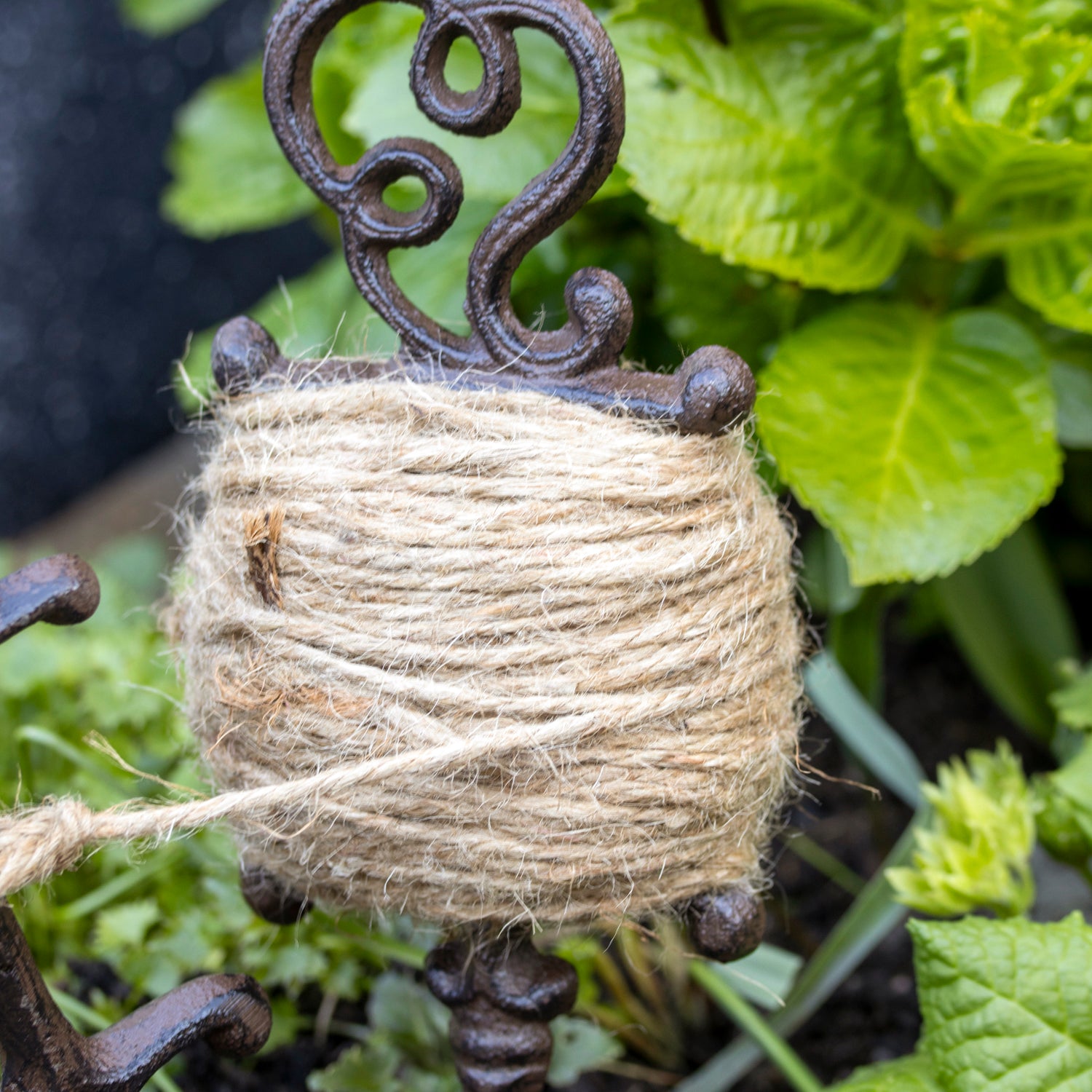 Ornate Cast Iron Garden Line Row Marker