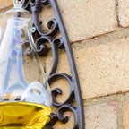 Ornate Cast Iron Thunder Glass Barometer
