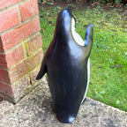 Large Penguin Pair Garden Sculptures