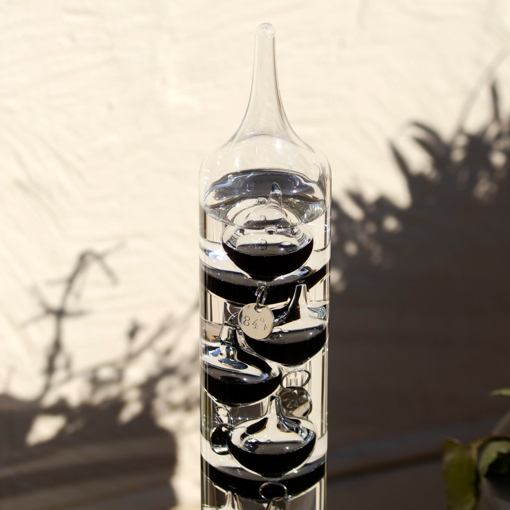 Tall Glass Galileo Thermometer