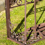 Ornate Cast Iron 2 Pair Boot Rack Stand