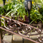 Ornate Cast Iron 2 Pair Boot Rack Stand