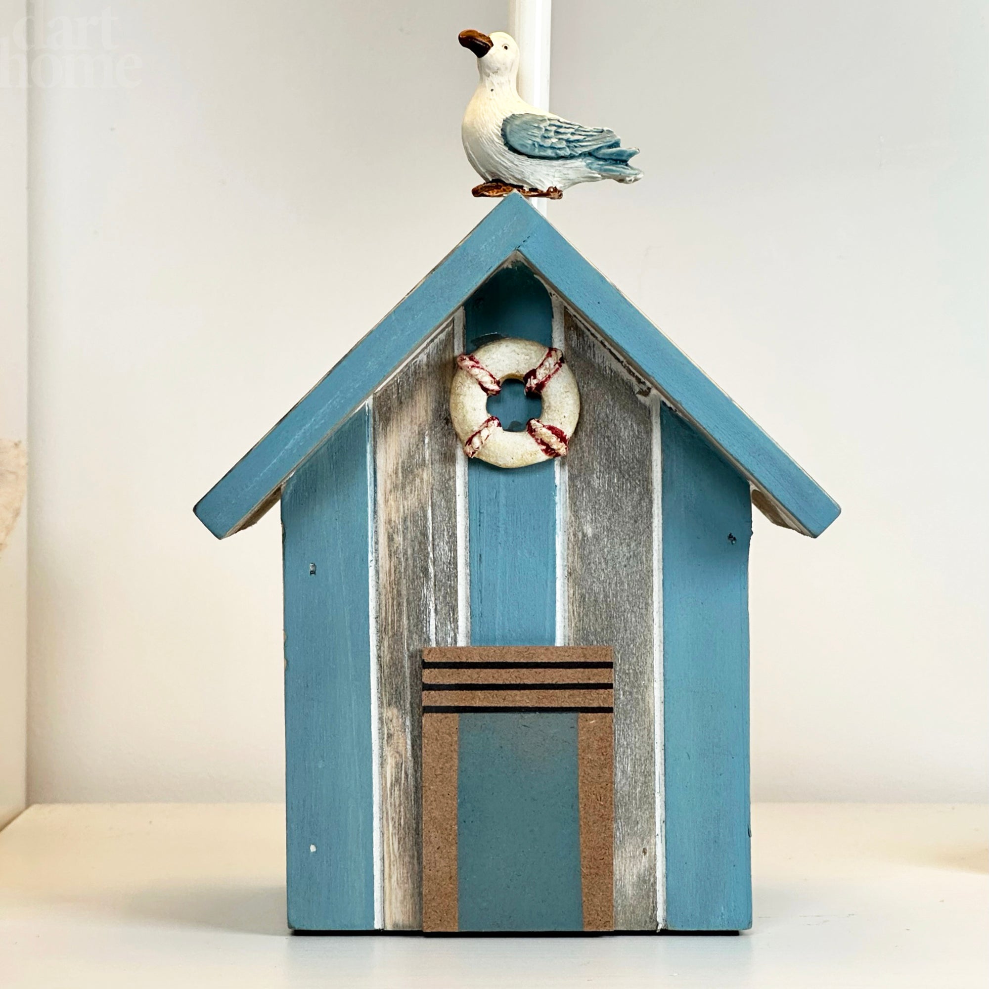 Blue Beach Hut Lamp