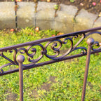 Ornate Cast Iron 4 Pair Boot Rack Stand