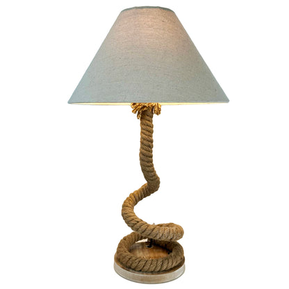 Nautical Twisted Rope Lamp