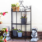 Half Round 3 Tier Folding Plant Stand