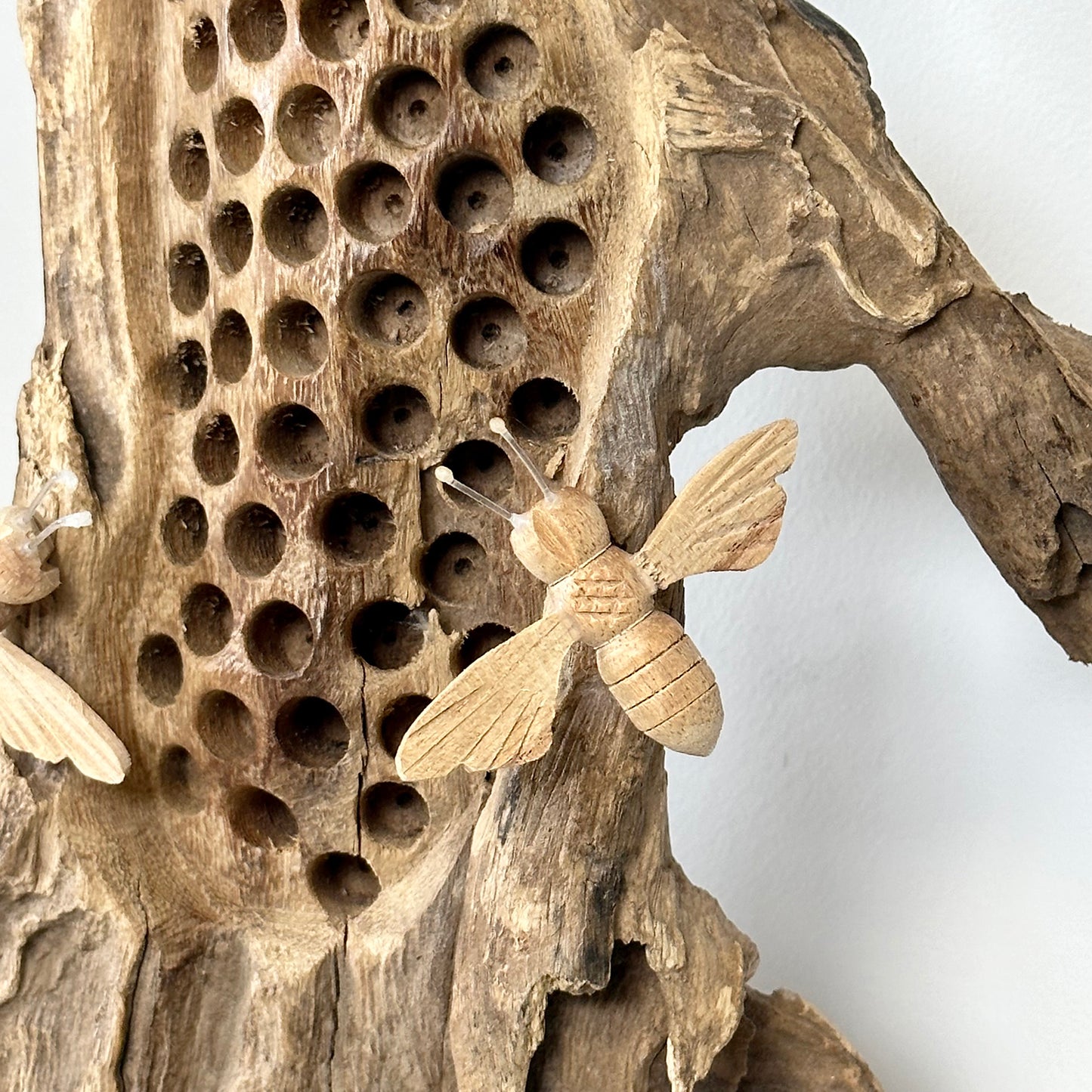 Teak Root Beehive Sculpture