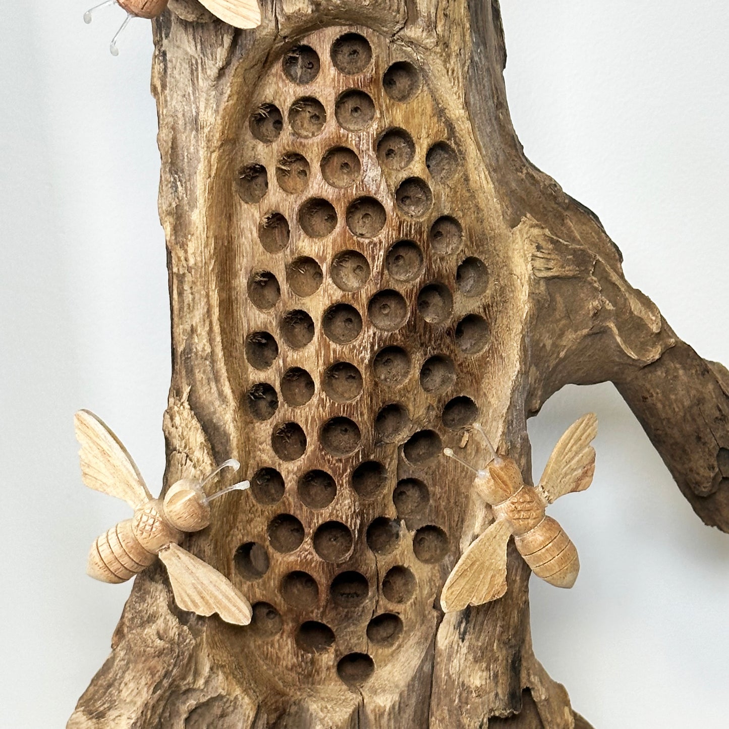 Teak Root Beehive Sculpture