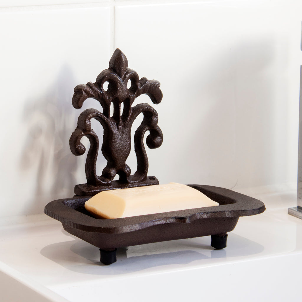 Ornate Cast Iron Soap Dish