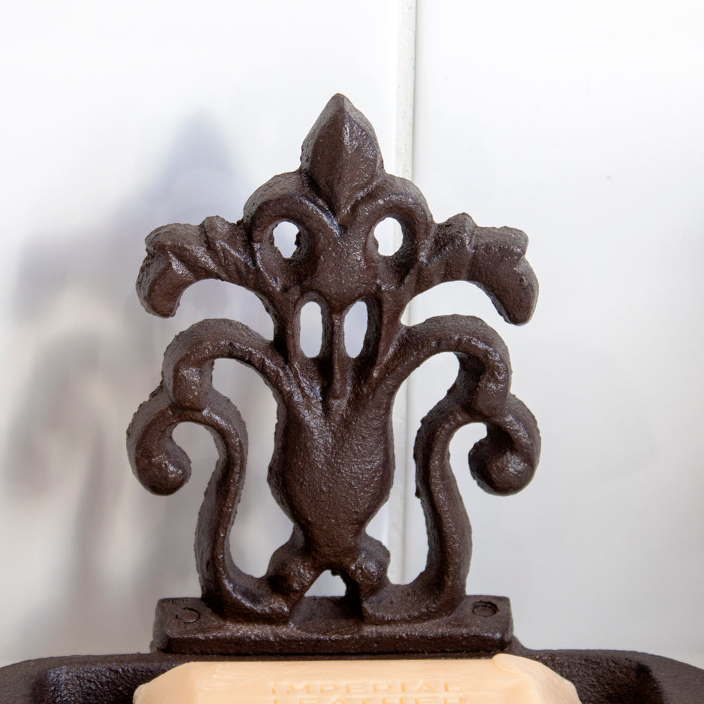 Ornate Cast Iron Soap Dish