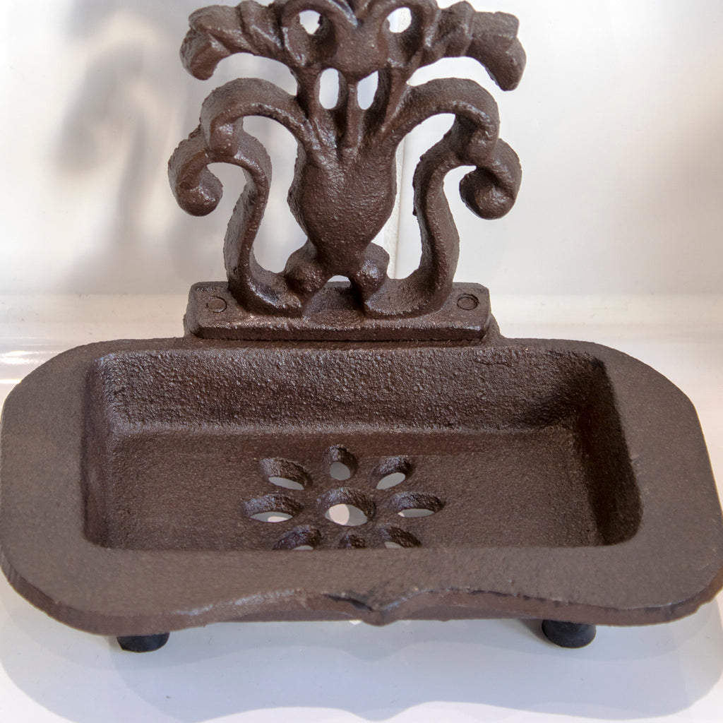 Ornate Cast Iron Soap Dish