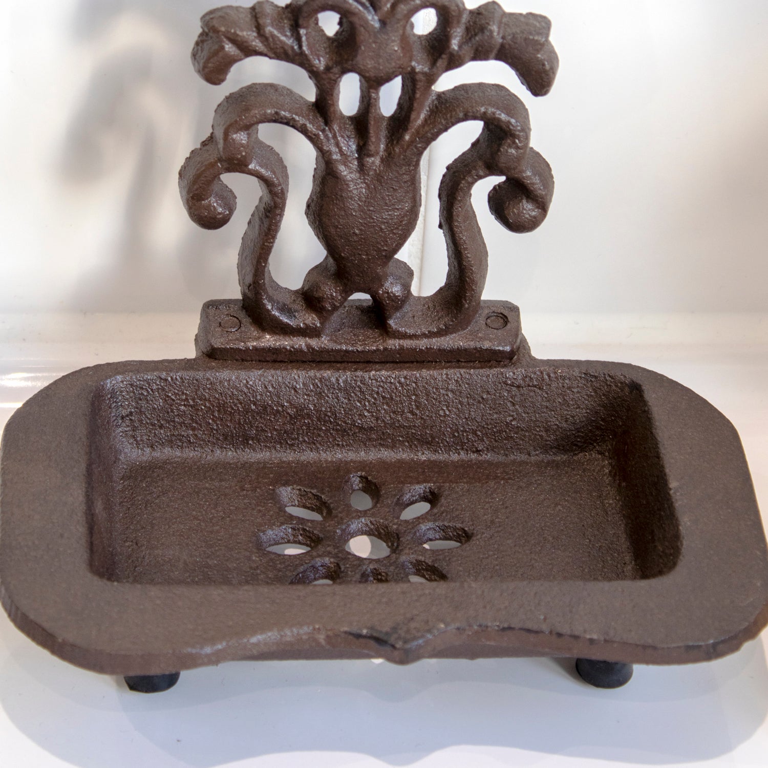 Ornate Cast Iron Soap Dish