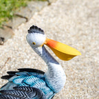 Metal Pelican Garden Ornament
